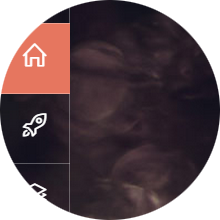 Transparent Vertical Menu with Icons