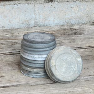 Zinc Lids for Pint or Quart-Sized Mason Jars
