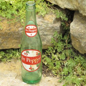 Vintage Dr. Pepper Soda Bottle