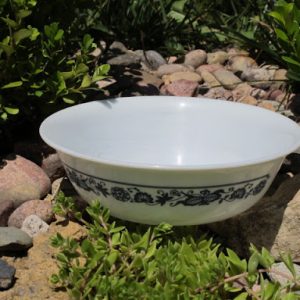 Old Town Blue Pyrex Pattern China Bowls