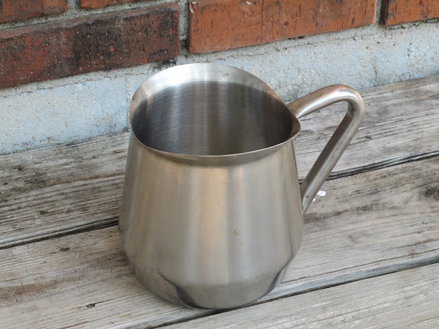 Small silver pitcher available for rent from www.momentarilyyours.com, $2.