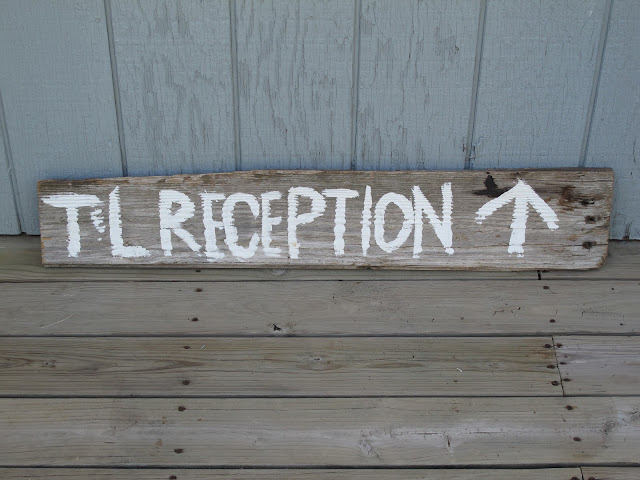Customizable hand-painted signs available for rent or purchase from www.momentarilyyours.com, $10.