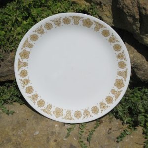 Butterfly Gold Pyrex Pattern China Dinner Plates