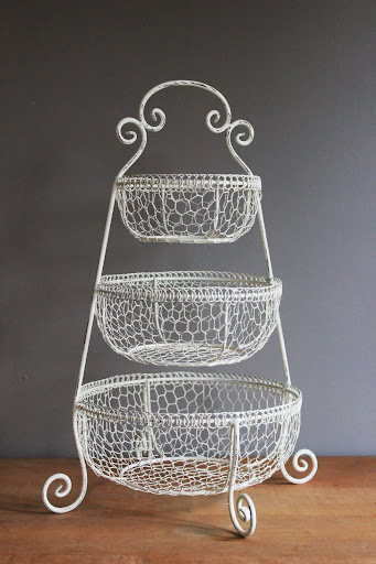 3-Tiered Chicken Wire Basket from the rental inventory of www.momentarilyyours.com