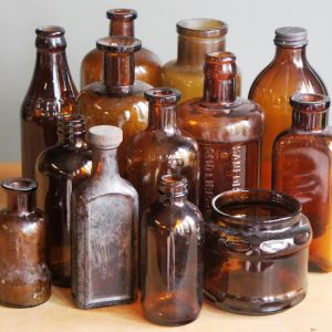 Brown Medicine Bottles