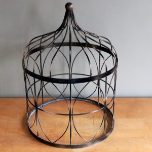 Large Bronze Birdcage