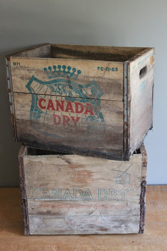 Canada Dry crates available for rent from www.momentarilyyours.com, $4 each.