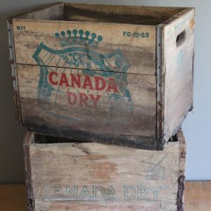 Canada Dry Crates