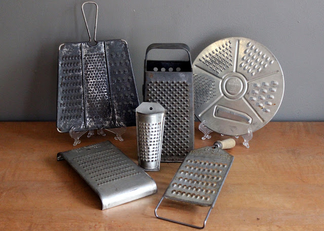 Assorted cheese graters available for rent from www.momentarilyyours.com, $1.50 each.