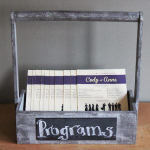 Gray Chalkboard Tote