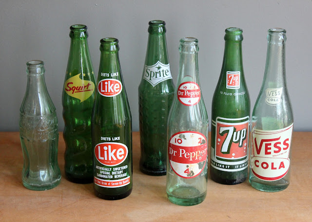 Assorted small soda bottles available for rent from www.momentarilyyours.com, $1.50 each.
