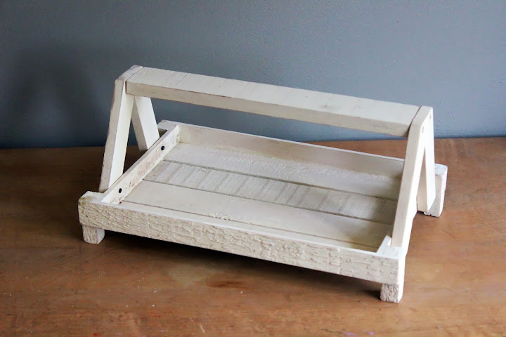 White wooden trays from the rental inventory of www.momentarilyyours.com, $3.00 each.