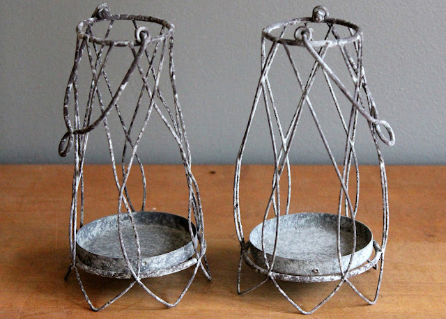 Zinc Votive Lanterns from the rental inventory of www.momentarilyyours.com | Kansas City Vintage Rentals