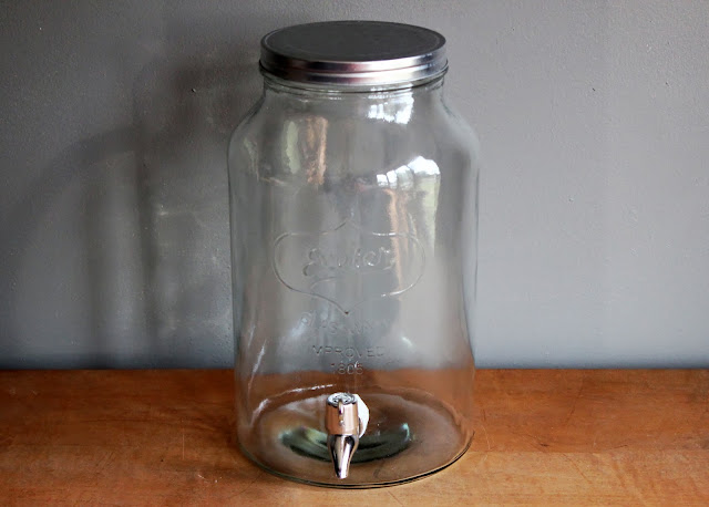 Gallon-sized Ball beverage dispenser available for rent from www.momentarilyyours.com, $8.