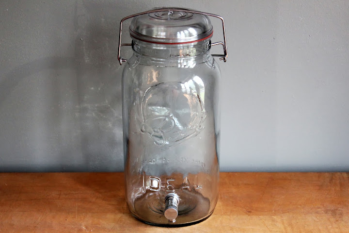 Gallon-sized Ball beverage dispenser available for rent from www.momentarilyyours.com, $8.00