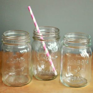 Pint-Sized Clear Regular Mouth Mason Jar