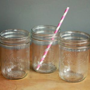 Pint-Sized Clear Wide Mouth Mason Jar