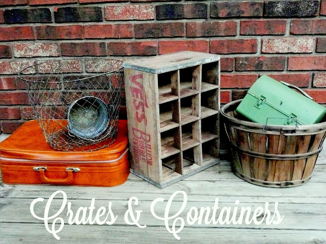 Crates & containers for rent from Momentarily Yours Events at www.momentarilyyours.com