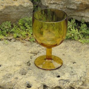 Assorted Amber Goblets