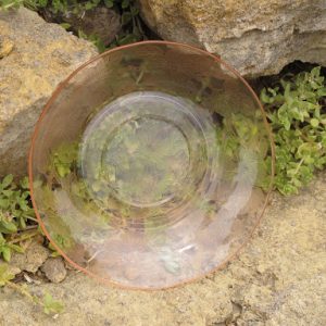 Pink Depression Glass Saucers
