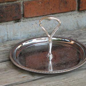 Silver Platter with Handle