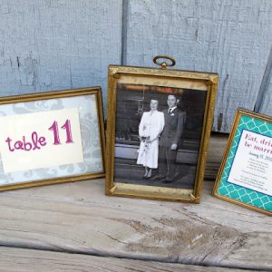 Assorted Brass Frames