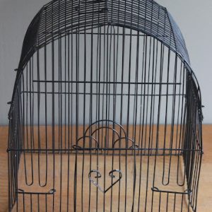Large Black Birdcage