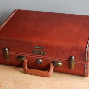 Small Reddish-Brown Samsonite Suitcase