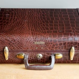 Small Brown Samsonite Suitcase