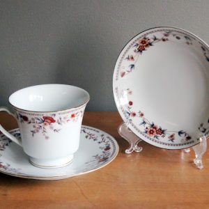Assorted Red & Blue Pattern China