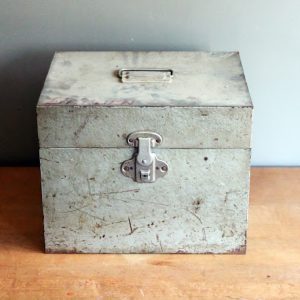 Gray Metal Box