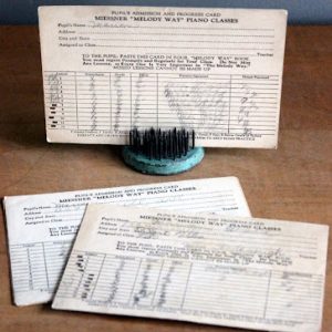 Handwritten Piano Practice Cards