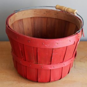 Red Bushel Baskets