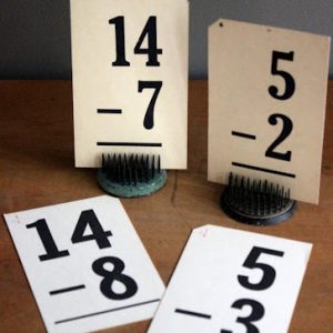 Subtraction Flashcards