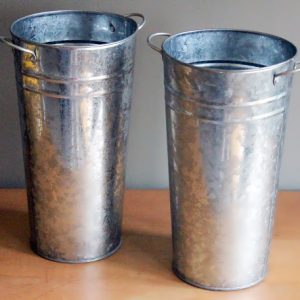 Tall Metal Pails