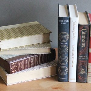 Assorted Neutral Hardcover Books