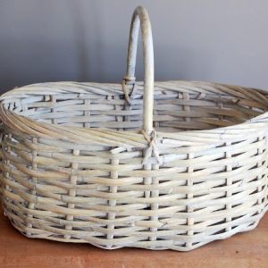 Whitewashed Basket