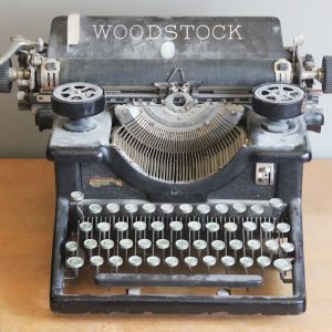 Vintage Woodstock Typewriter