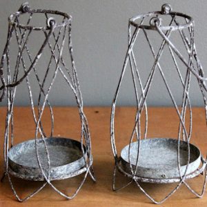 Zinc Votive Lanterns