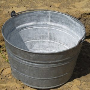 Round Metal Tub